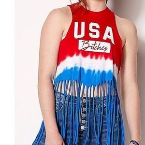 Fringe USA Bitches Tank Top